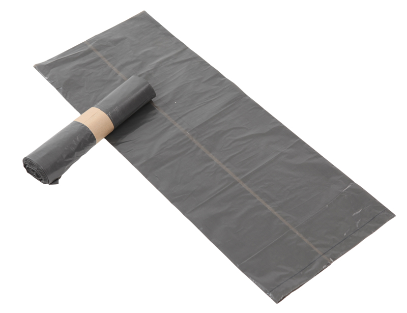 Vuilniszakken 60x80cm - 60L - 35µ - Grijs - 20x20 stuks