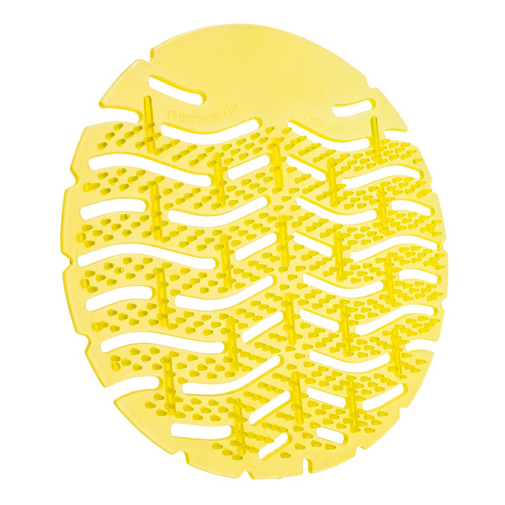 MTS - Tapis urinoir anti-splash - jaune - citron - 10pces