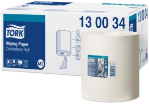 Tork Wiping   Rouleau a Dévidage Central Chiffon D'Essuyage  1 pli M2 1 x 6