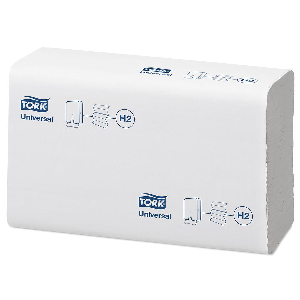 Tork Xpress® Essuie-mains Multifold 2-plis Blanc H2 Universal 23.4cmx21.3cm 20x237 feuilles