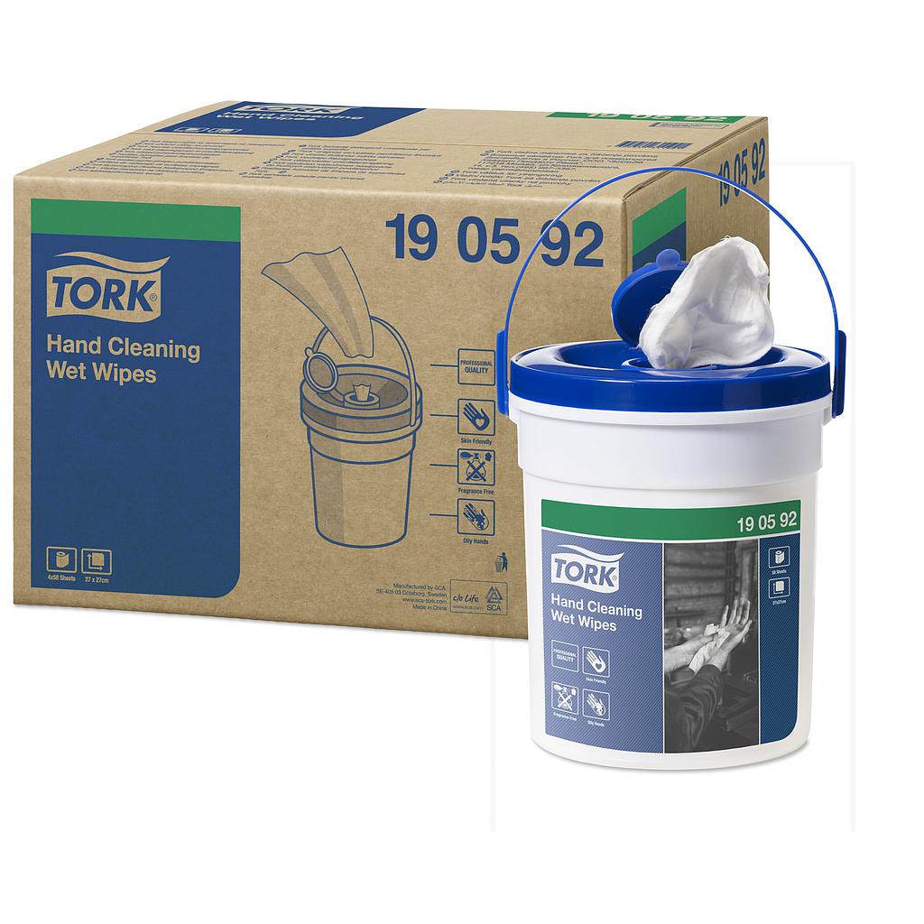 Tork Hand Cleaning  Chiffon de Nettoyage Humide W14 4 x 1